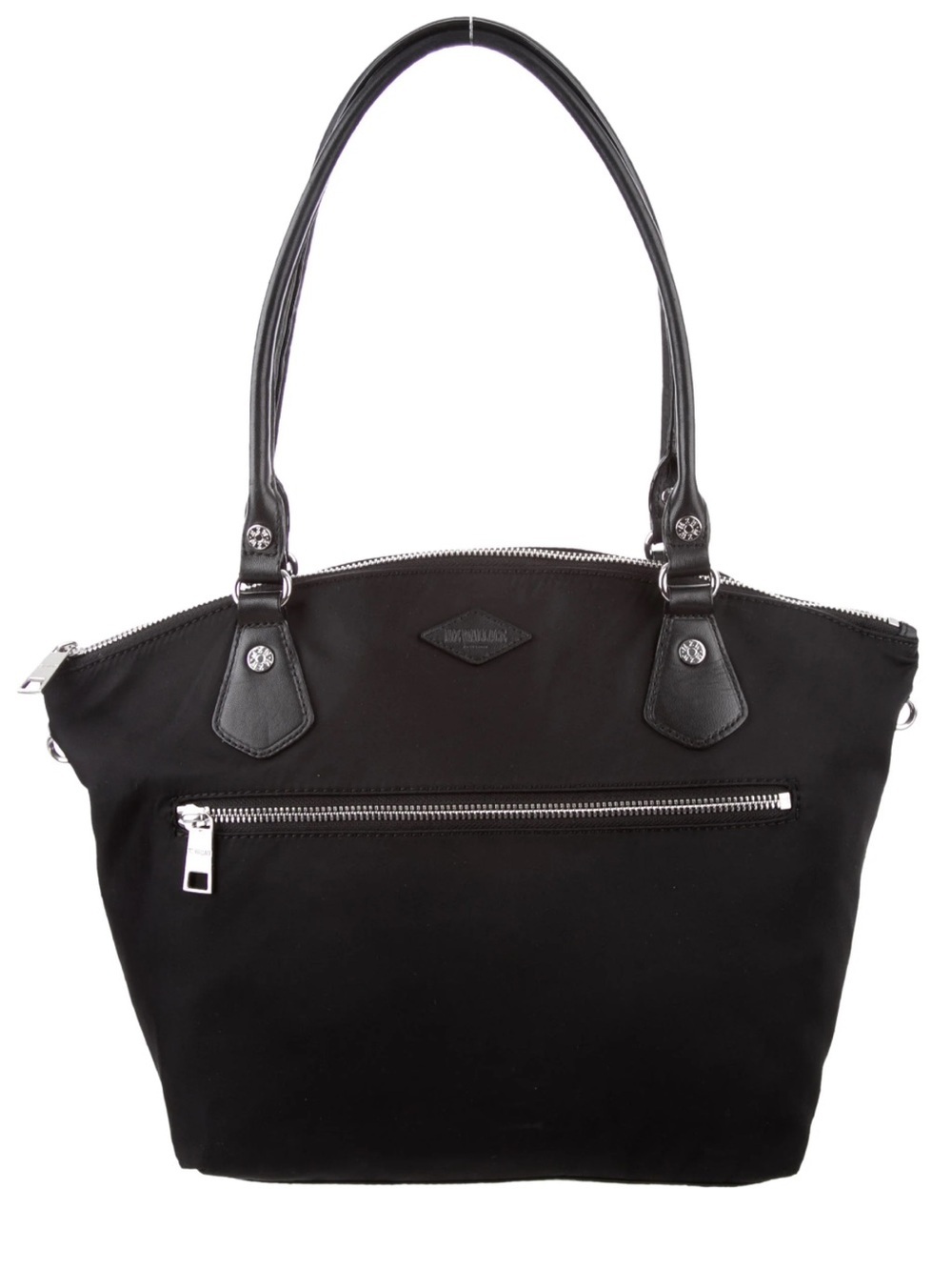MZ Wallace Black Chelsea Tote with Front Zip